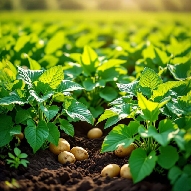 Pictures of Potato Plants Ready to Harvest gallery