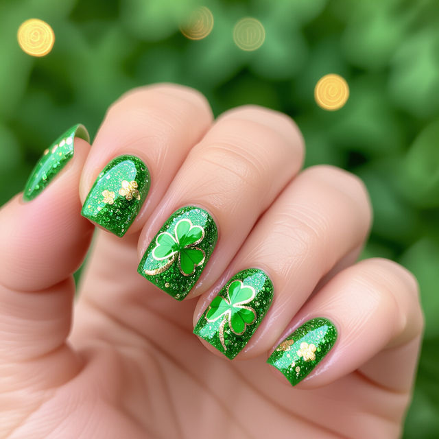 Shamrock Nail Art gallery