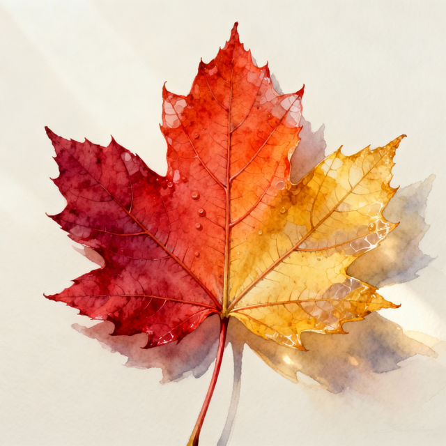 Realistic Leaf Drawings - Made With AI gallery