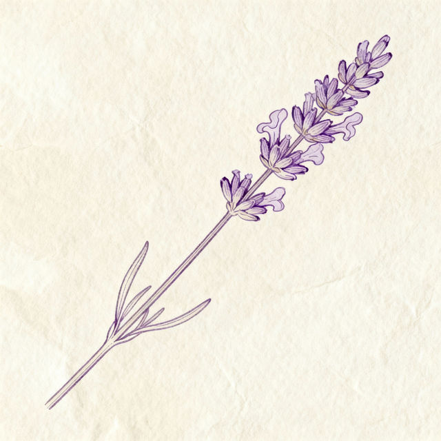 Lavender Flower Drawings gallery