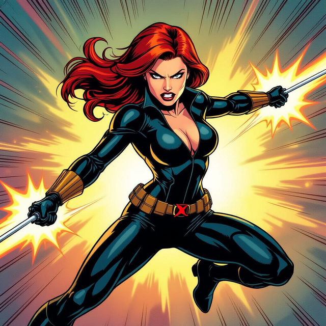 Black Widow Comic Art gallery