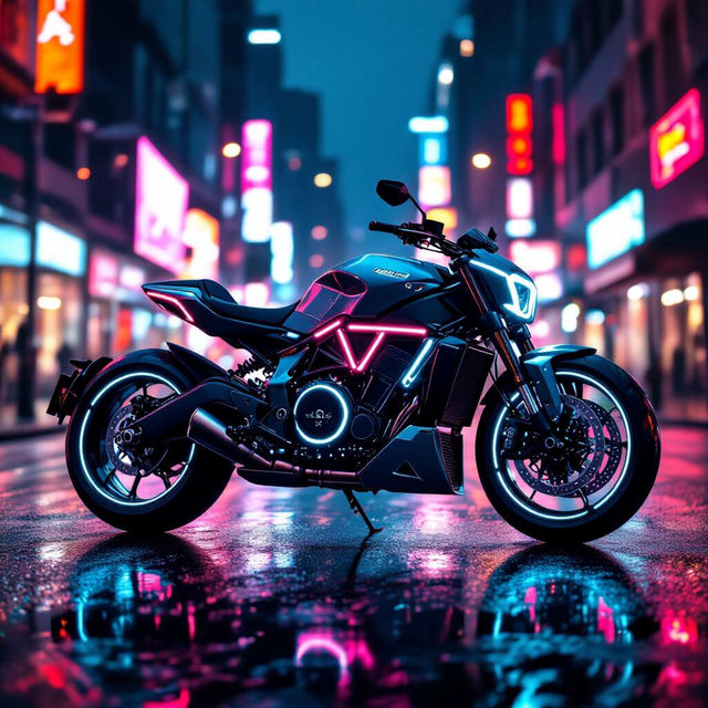 Cool Motorcycle Pictures - Made With AI gallery