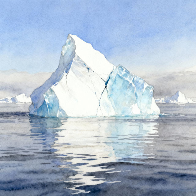 Iceberg Drawings - AI Generated gallery