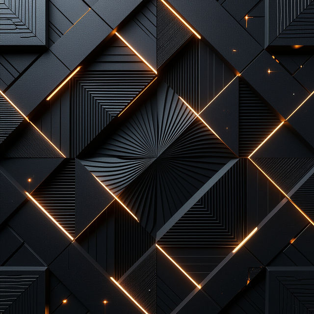3D Black Wallpapers - AI Generated gallery
