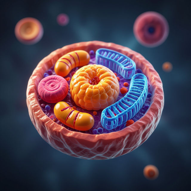 AI-Generated Animal Cell Images gallery