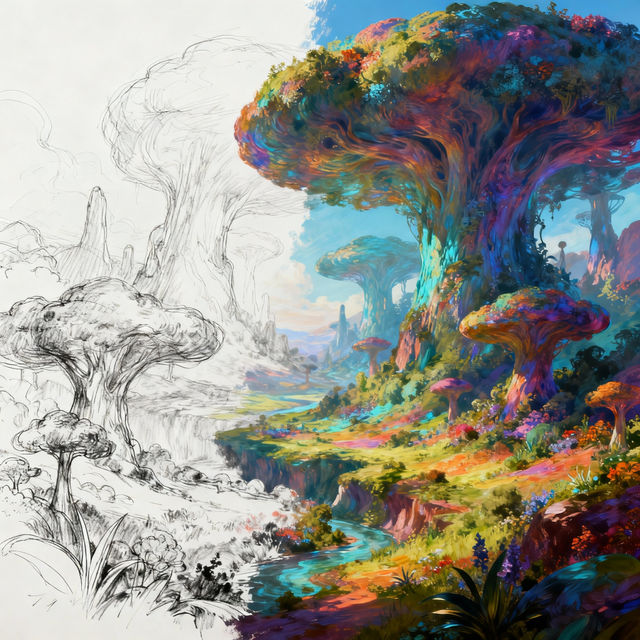 AI Sketch To Image gallery