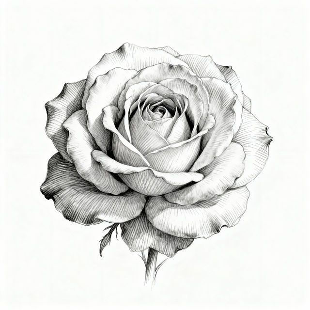 Roses Sketch - AI Generated Art gallery