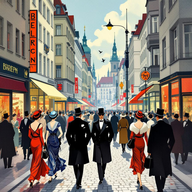 Weimar Republic Art - AI Generated gallery