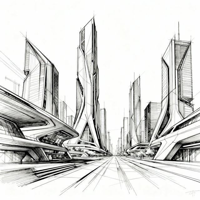 Perspective Sketch Art gallery