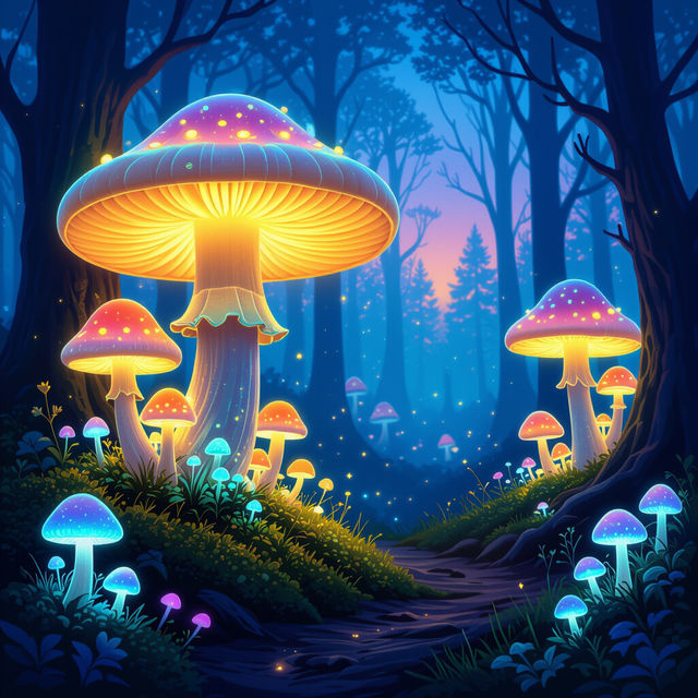 Mushroom Pictures - Made With AI gallery