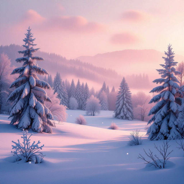Pink Winter Wallpapers gallery