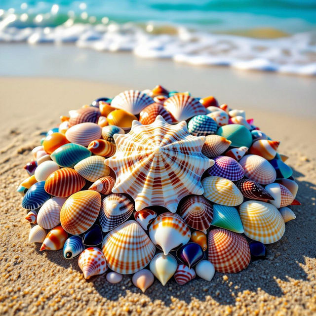 Seashell Art - Created with AI gallery
