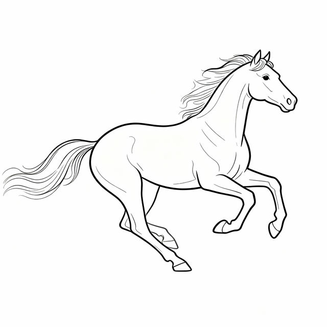 Easy Horse Drawings - Made With AI gallery