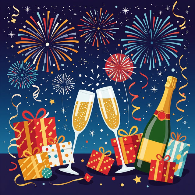 New Year Art - AI Generated gallery