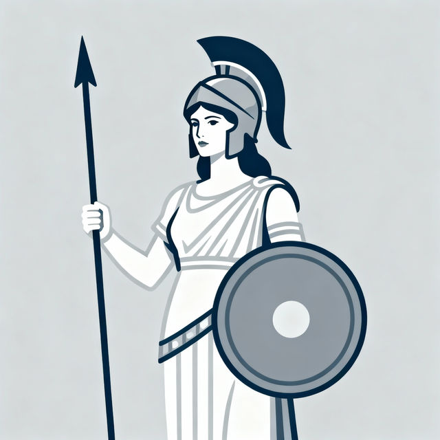 Simple Easy Athena Drawings gallery