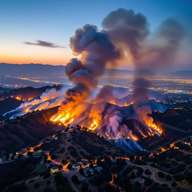 Los Angeles Fire Pictures - AI Generated gallery