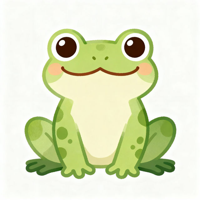 Frog Drawing Easy Cute gallery