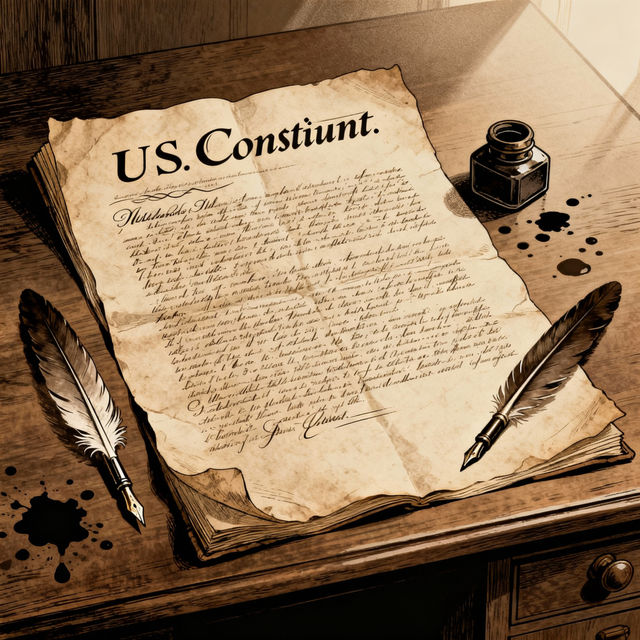 US Constitution Drawings - AI Generated gallery