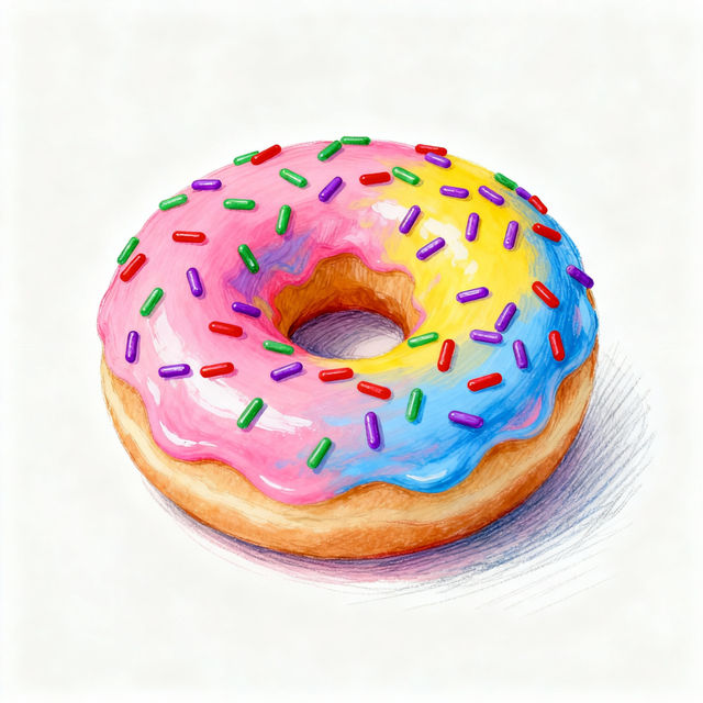 Drawing Donut Drawings - Made With AI gallery