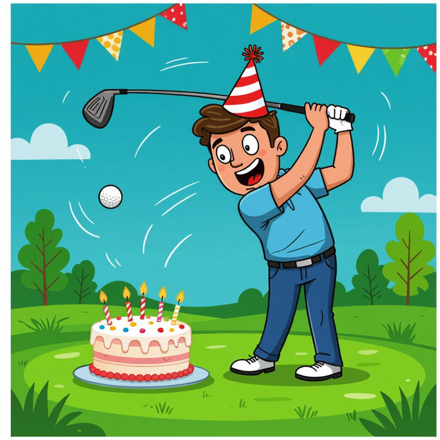 Happy Birthday Golf Funny Images gallery