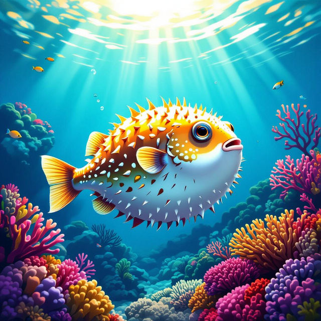 Pictures Of A Puffer Fish gallery