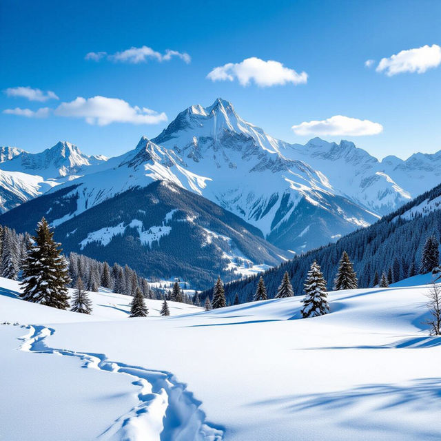 Images of Snow - AI Generated gallery