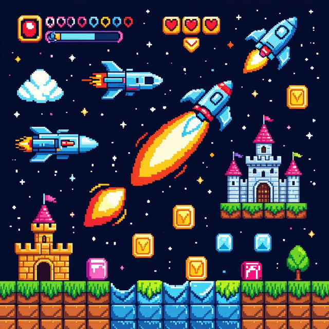 Retro Game Wallpapers - Made With AI gallery