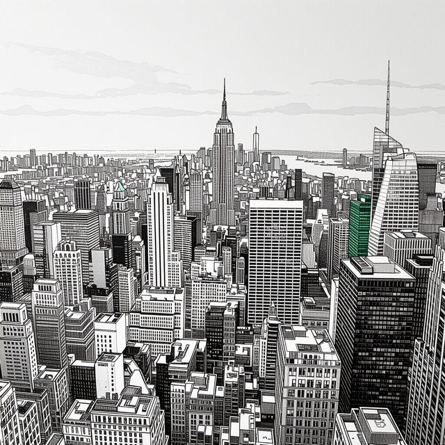 Stephen Wiltshire Style Art gallery