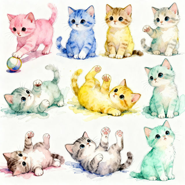 Kitten Drawings gallery