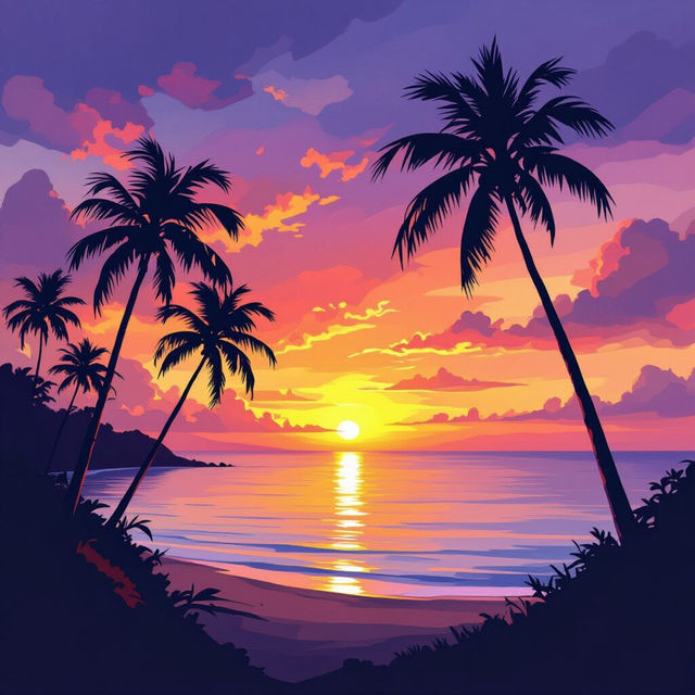 Sunset Phone Wallpapers - AI Generated gallery