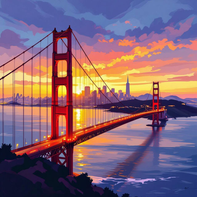 Bay Area Wallpapers - Made With AI gallery