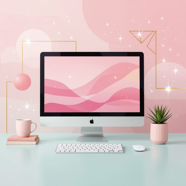 Pink Aesthetic Computer Wallpapers gallery
