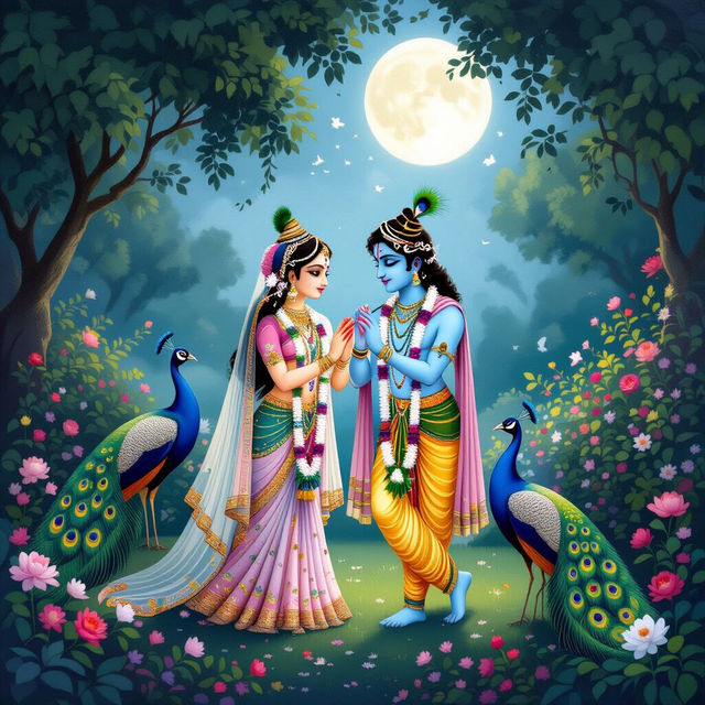 Romantic Radha Krishna Images - AI Generated gallery