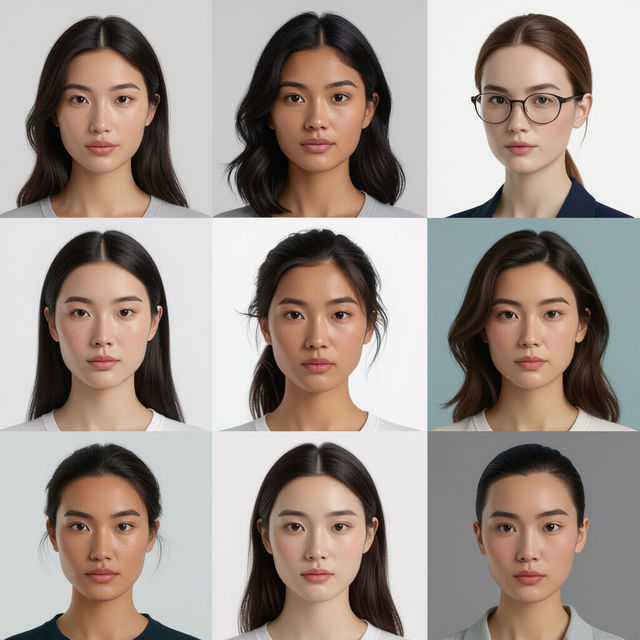 Images Of Faces - Made With AI gallery