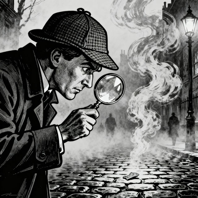 Sherlock Holmes Drawings - Made With AI gallery