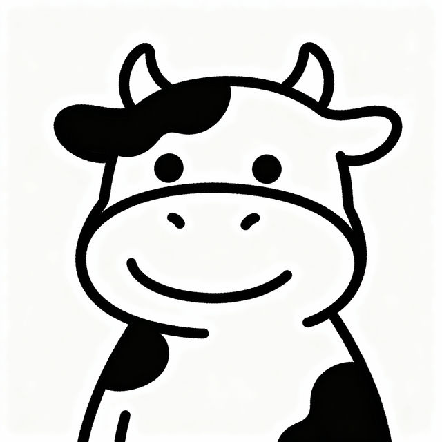 Cute Easy Cow Drawings gallery