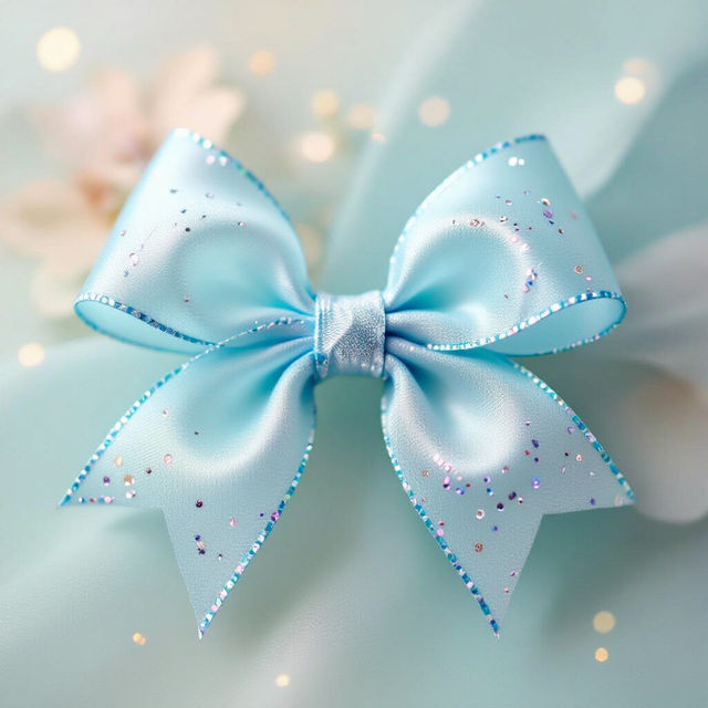 Light Blue Bow Wallpaper gallery