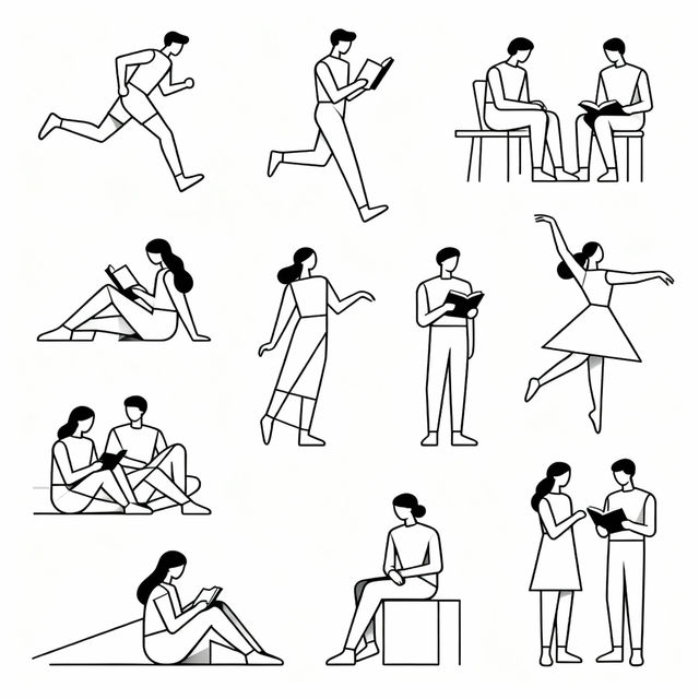 Simple People Drawings gallery