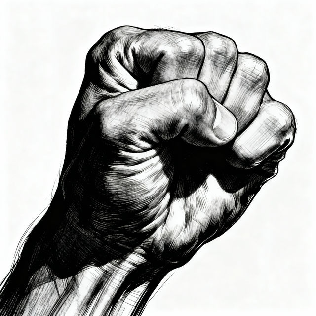 Closed Fist Drawing gallery