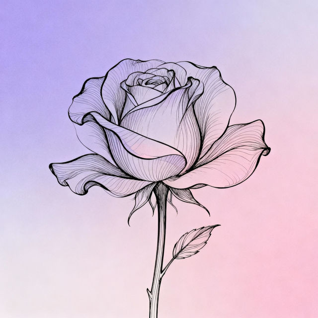 Flower Drawing Aesthetic gallery