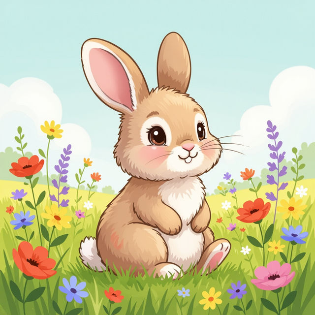 Easy Rabbit Drawings - Made With AI gallery