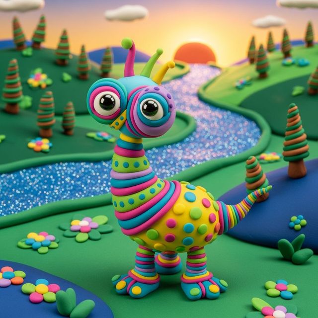 Discover AI-Generated Clay Art gallery