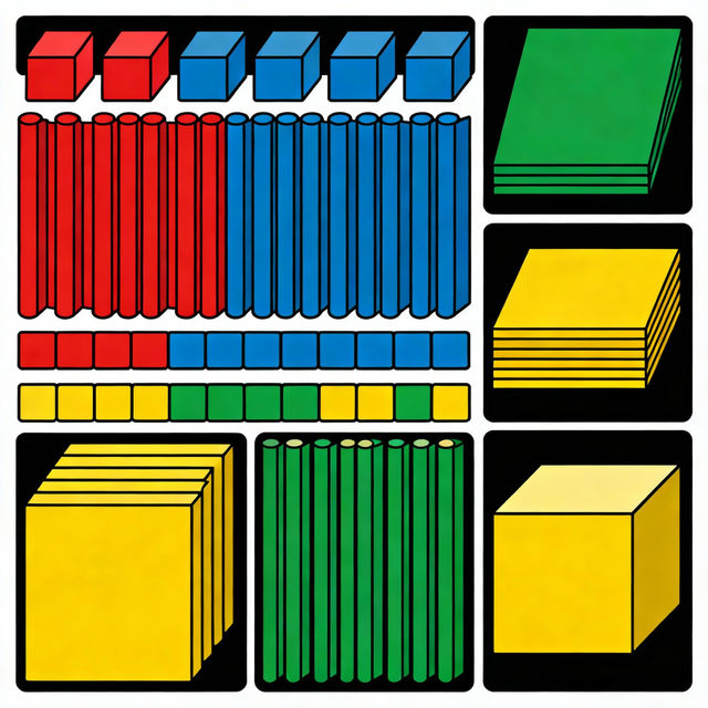 Base Ten Blocks Clip Art gallery