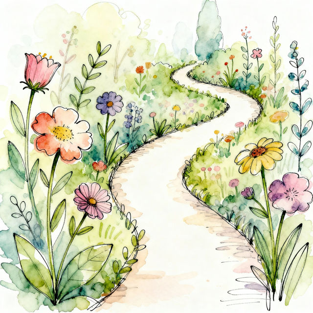 Garden Drawings - Made With AI gallery