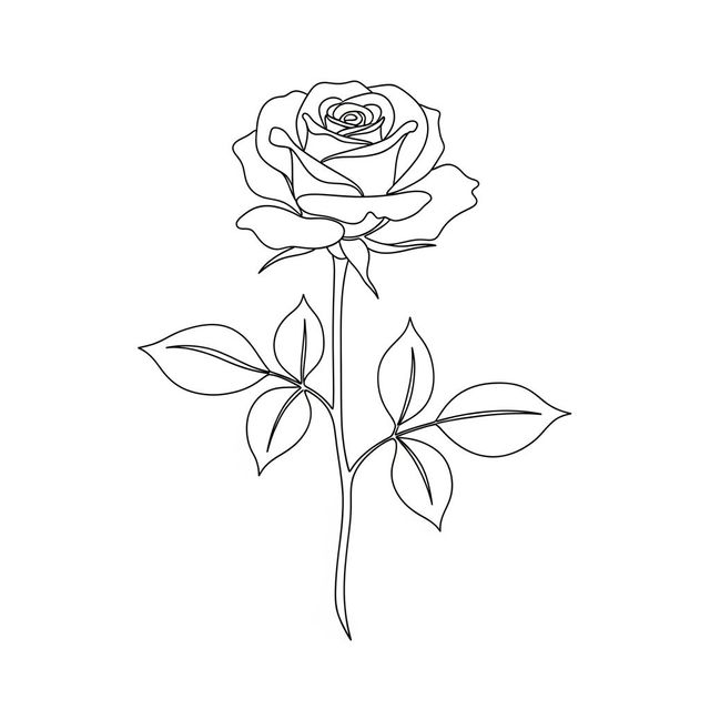 Explore Stunning Flower Line Art gallery