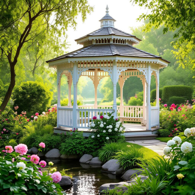 Pictures Of Gazebos - AI Generated gallery