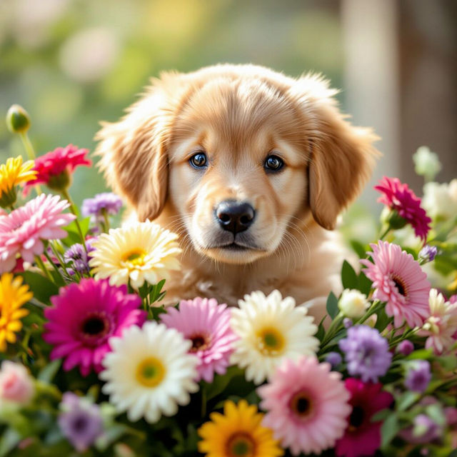 Puppy Wallpapers - Adorable AI Creations gallery