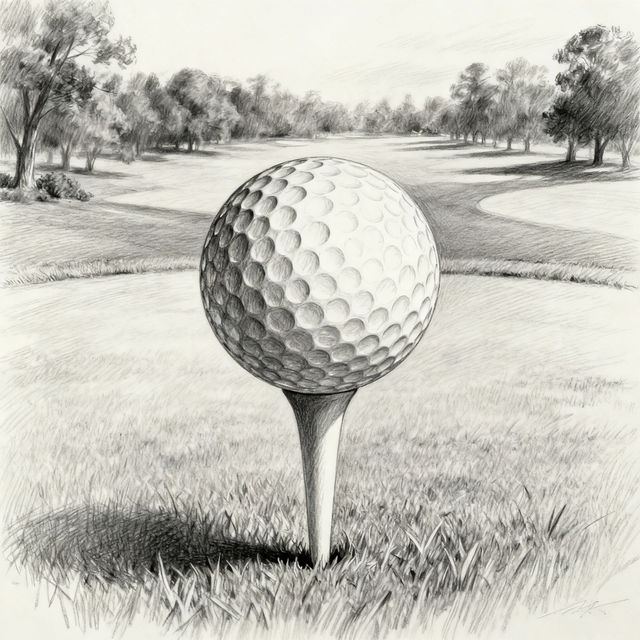 Golf Ball Drawings gallery