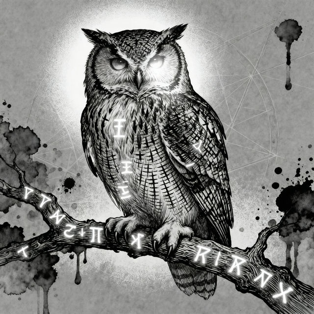 Owls Drawings - AI Generated Art gallery