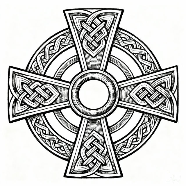 Drawings Of Crosses - AI Generated gallery